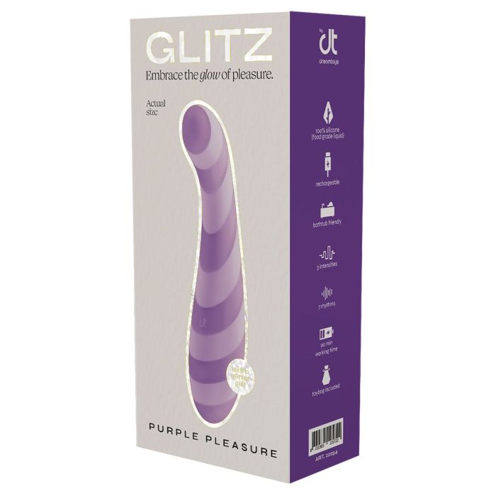 Vibrateur G-Spot Dream Toys Glitz Violet 1 Vibrateur G-Spot Dream Toys Glitz Violet 1
