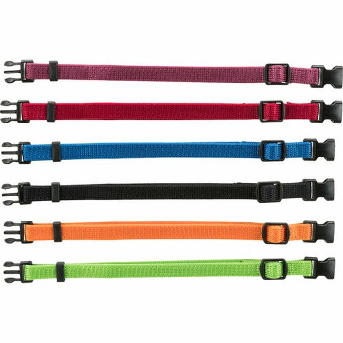 Collier pour Chien Trixie Noir Rouge Bleu de Colbat Pomme S/M 17-25 cm (6 Unités) 1 Collier pour Chien Trixie Noir Rouge Bleu de Colbat Pomme S/M 17-25 cm (6 Unités) 1