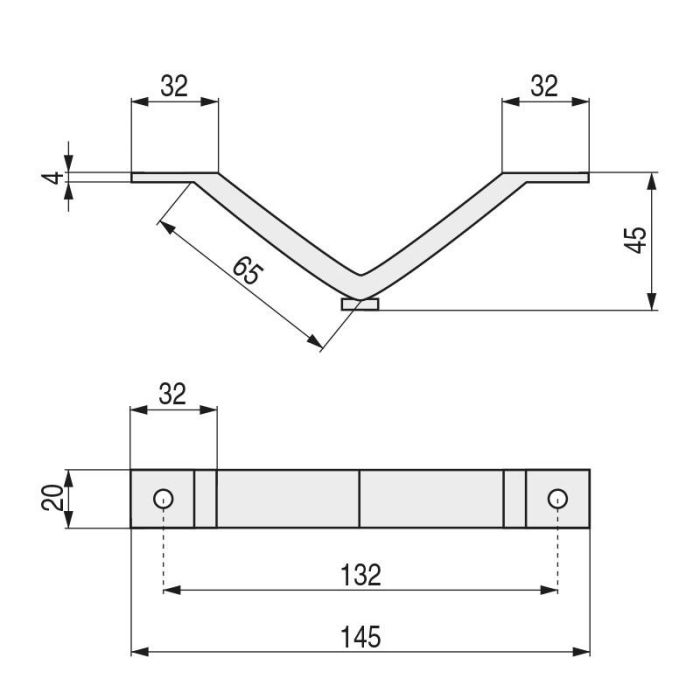Pata Metal Master H45 V65 Cromo Q&Q 1