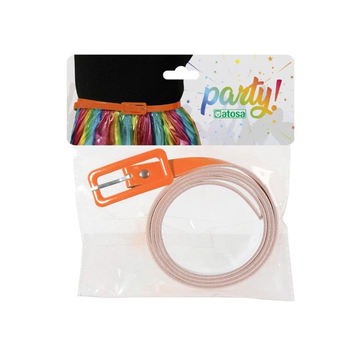 Ceinture Néon Orange - Accessoire de fête lumineux et coloré