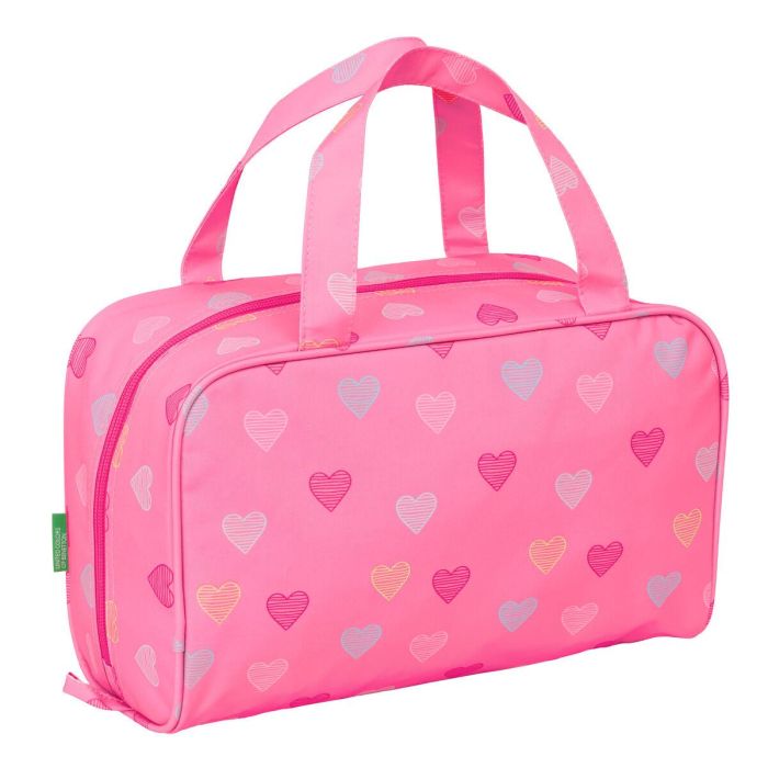 Nécessaire de Voyage Benetton Heart Rose 31 x 14 x 19 cm 3 Nécessaire de Voyage Benetton Heart Rose 31 x 14 x 19 cm 3