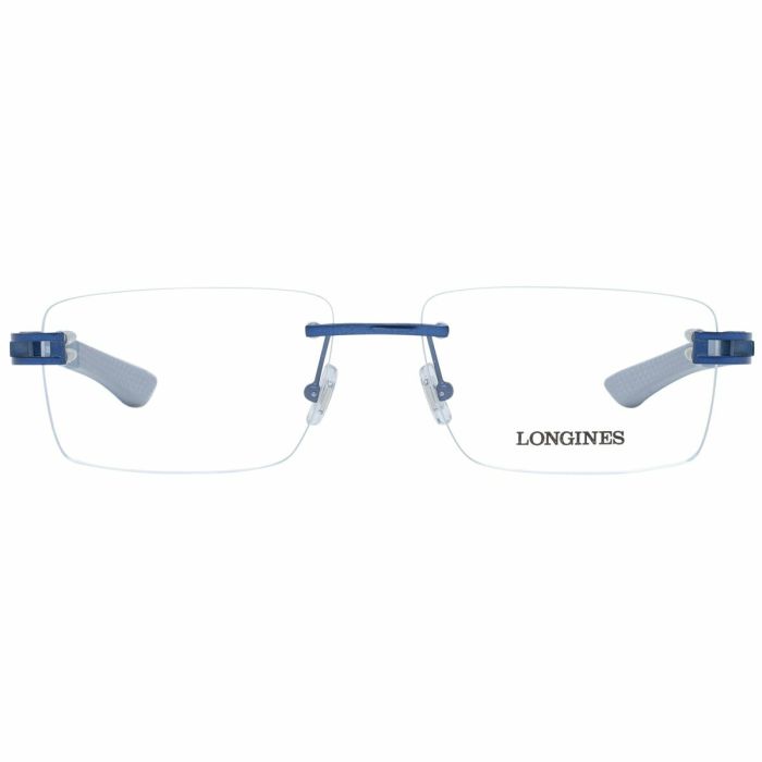 Monture de Lunettes Homme Longines LG5006-H-55090 Bleu Ø 55 mm 3 Monture de Lunettes Homme Longines LG5006-H-55090 Bleu Ø 55 mm 3