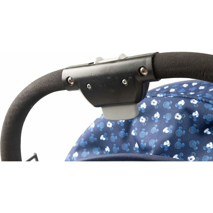 Poussette pour bébé Mickey Mouse CZ10395 Bleu Pliable 4