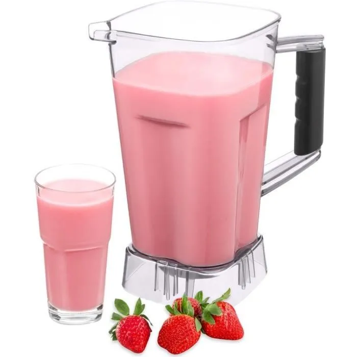 Sencor SBU 7730BK Blender 1800 W Bol 2 L 8 Vitesses 6 Programmes Lames Acier Inoxydable Tritan pour Smoothies et Milkshakes