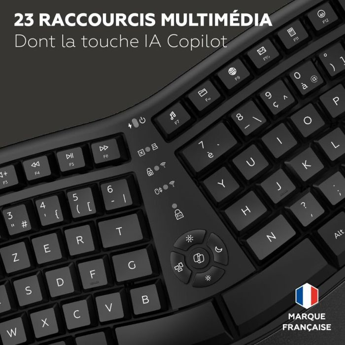 Clavier Mobility Lab Azerty Français Noir 9