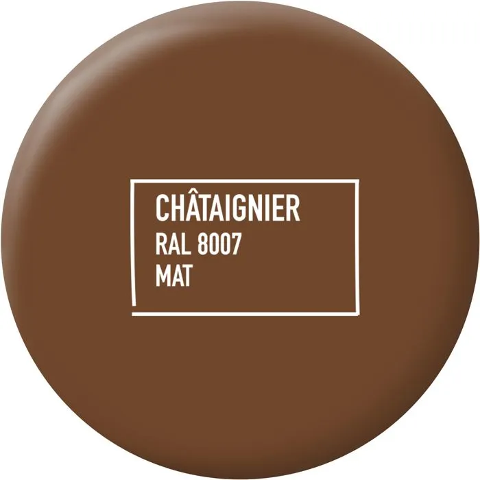 Ripolin - Peinture multi-supports 2 litres - Bois, fer, aluminium, béton, PVC - Mat - Teinte Châtaigner RAL 8007 - Résistante aux intempéries et à l'humidité Ripolin - Peinture multi-supports 2 litres - Bois, fer, aluminium, béton, PVC - Mat - Teinte Châtaigner RAL 8007 - Résistante aux intempéries et à l'humidité