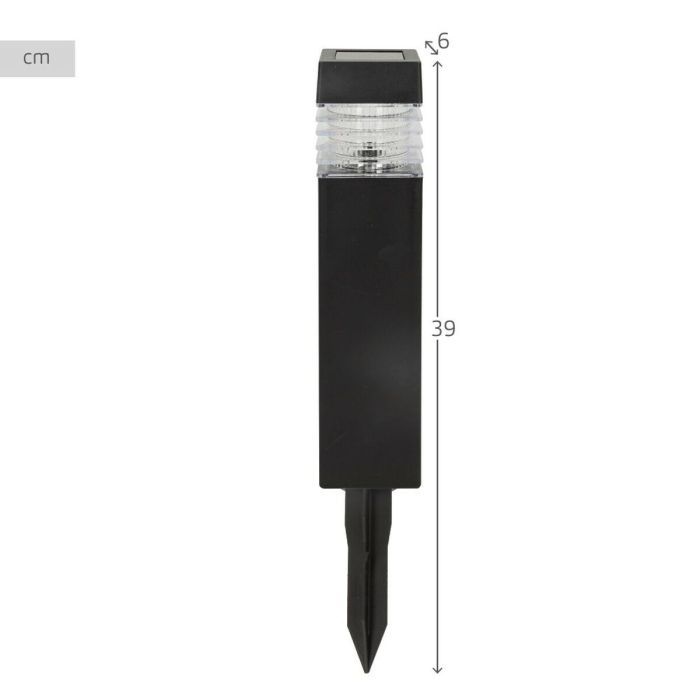 Set de bornes de jardin solaires Aktive 4 Pièces Plastique 6 x 39,5 x 6 cm (4 Unités) 3