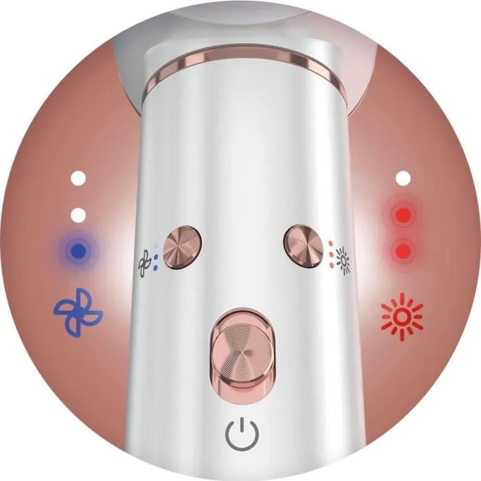 Sencor SHS 9100RS ARTEMISS - Styler d'Air Professionnel avec Moteur BLDC, 3 Vitesses, 4 Températures et 5 Accessoires