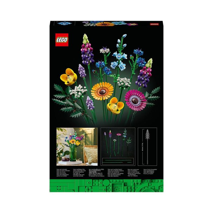 Set de construction Lego Icons 10313 Bouquet of wild flowers 939 Pièces 5 Set de construction Lego Icons 10313 Bouquet of wild flowers 939 Pièces 5