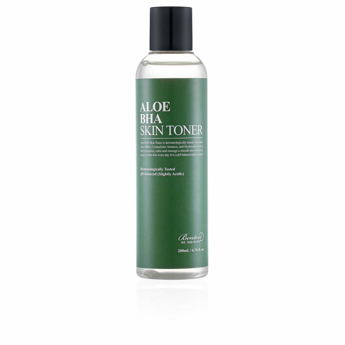 Benton Lotion Tonique Aloe BHA 200ml pour Peau Acnéique - Révitalise et Hydrate