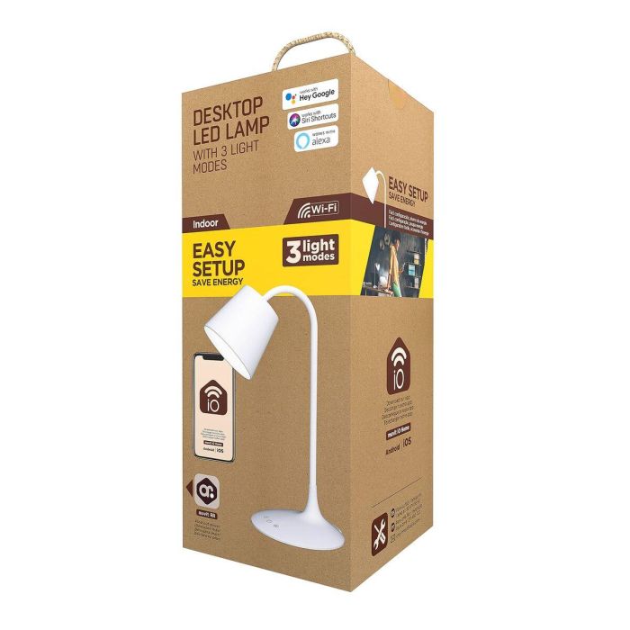 Lampe de bureau Muvit MIOLAMP004 Blanc 6 W Wi-Fi (1 Unité) 10