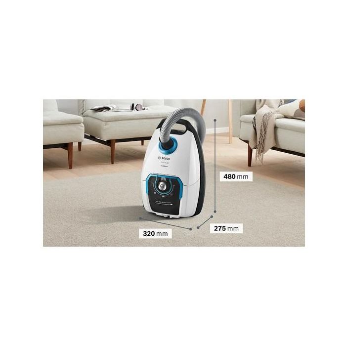 Bosch BGB 75XSIL ProSilence Serie 8. weiß 2