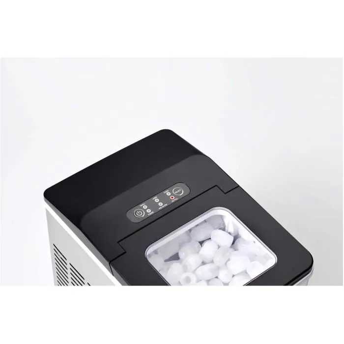 Machine à Glaçons SENCOR SIM 3400SS Inox - 12 kg/jour - Capacité 1.8 L / 500 g - Cycle de production 7-15 min - 150 W