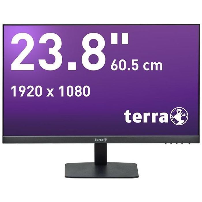 60,5cm/23,8" (1920x1080) TERRA 2427W V2 16:9 FHD VA 5ms 100Hz HDMI DP USB-C Vesa Black 0 60,5cm/23,8" (1920x1080) TERRA 2427W V2 16:9 FHD VA 5ms 100Hz HDMI DP USB-C Vesa Black 0
