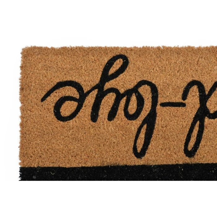 Paillasson DKD Home Decor Noir Marron Caoutchouc (75 x 45 x 1,5 cm) (2 Unités) 2