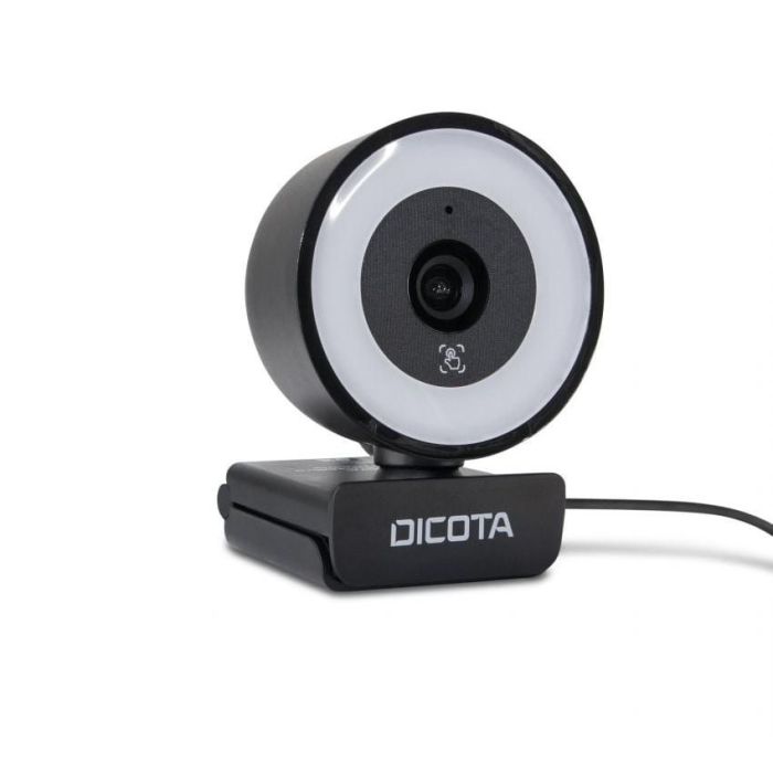 Dicota Webcam Ringlight 5MP black 1