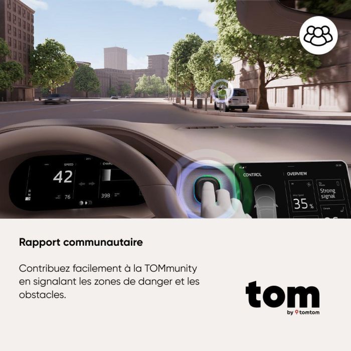 Tom by TomTom assistant d'alertes routieres intelligent 4