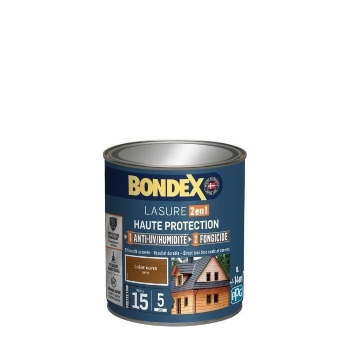 Peinture d'Apprêt Bondex Marron Satiné 1 L
