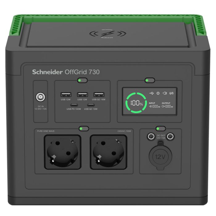 Système d'Alimentation Sans Interruption Interactif APC PPS730-GR Noir Vert 700 W 5