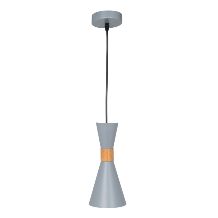 Lampe Suspendue Gracelyn Métal Bois SKD-P138-G 7