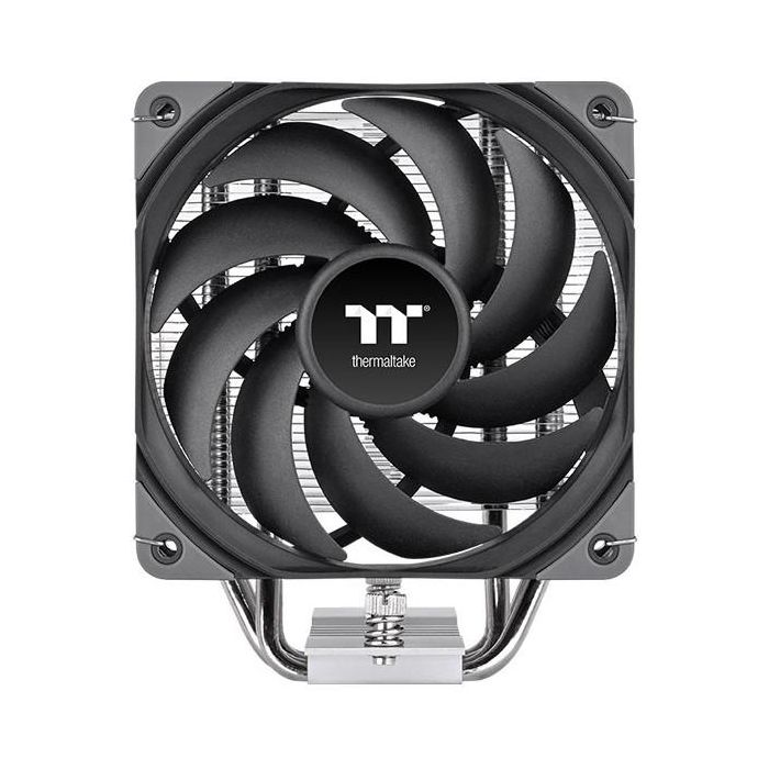 Thermaltake UX400 Refroidisseur d'air processeur, 120 mm, ventilateur 4 broches 700-1800 tr/min, 4 caloducs, TDP 240 W, noir et argent