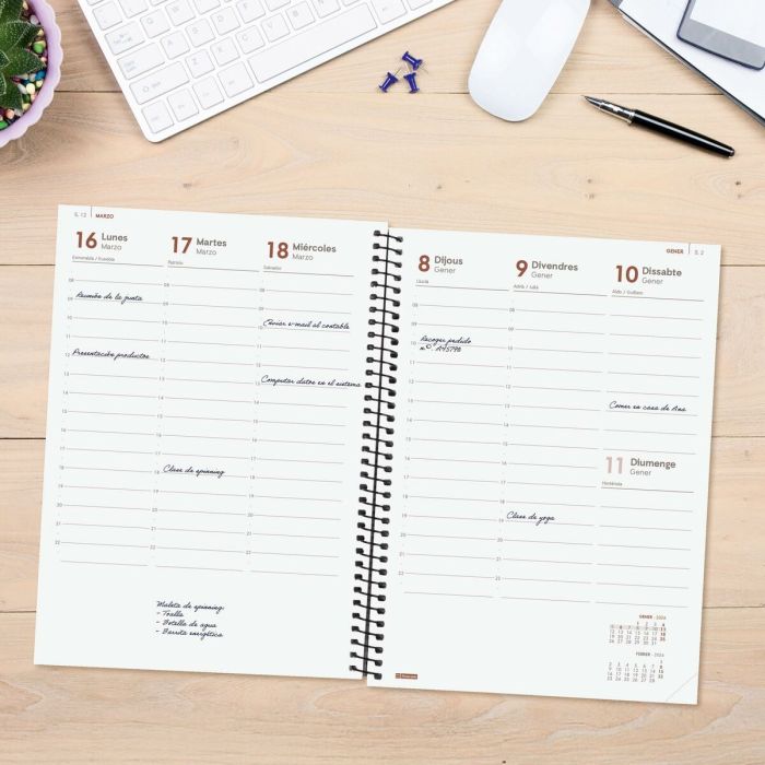 Agenda Finocam A5 15,5 x 21,2 cm 2026 Personnalisable 6