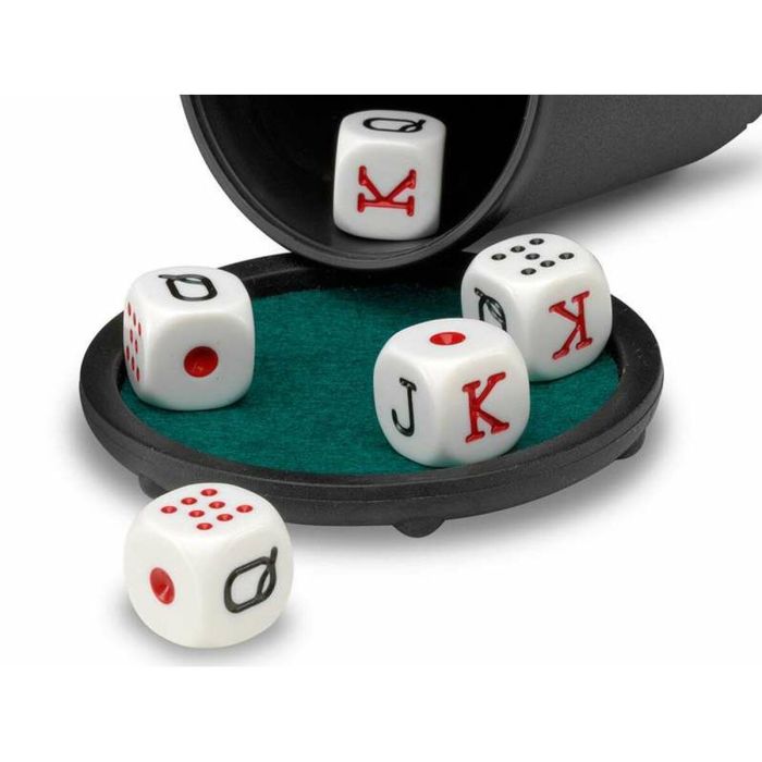 Gobelet avec dés de Poker Cayro 2 Gobelet avec dés de Poker Cayro 2