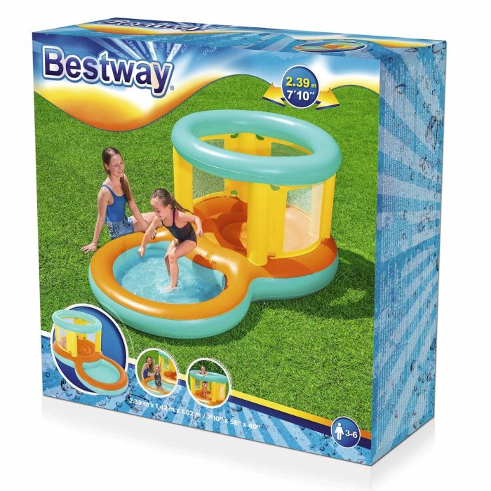 Bestway Piscine Gonflable Parc de Jeux Sauter 239x142x102 cm +3 à 6 Ans Jardin 52385 15