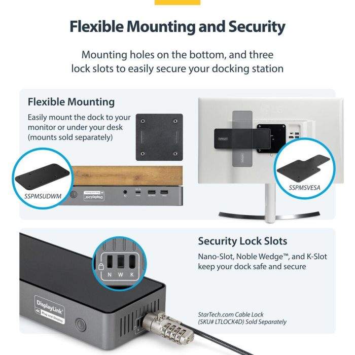 Hub USB Startech DK30C2DPEPRUE Gris 5