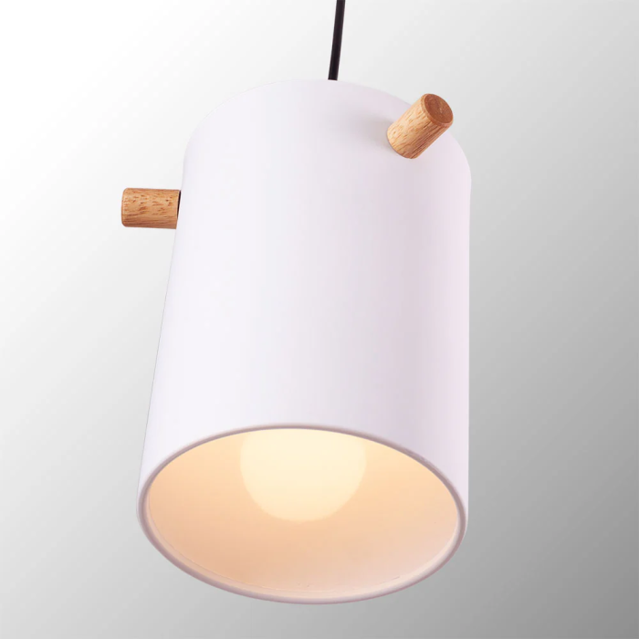 Lampe Suspendue Dahlia Métal Bois Réglable en Hauteur SKD-P1011-OG 6 Lampe Suspendue Dahlia Métal Bois Réglable en Hauteur SKD-P1011-OG 6