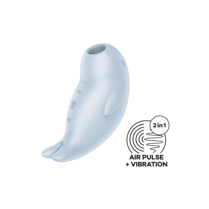 Aspirateur à clitoris Satisfyer Seal You Soon Bleu 5 Aspirateur à clitoris Satisfyer Seal You Soon Bleu 5