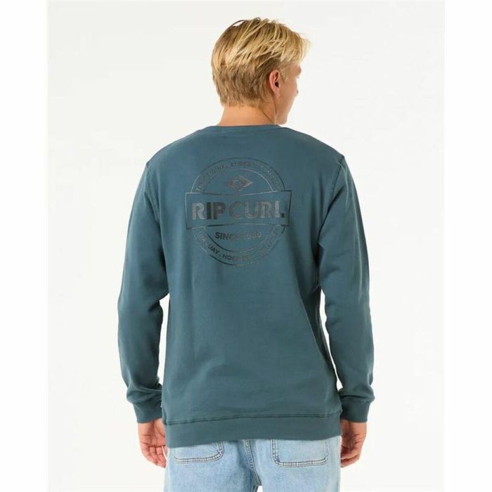 Sweat sans capuche homme Rip Curl Stapler Crew Bleu 2 Sweat sans capuche homme Rip Curl Stapler Crew Bleu 2