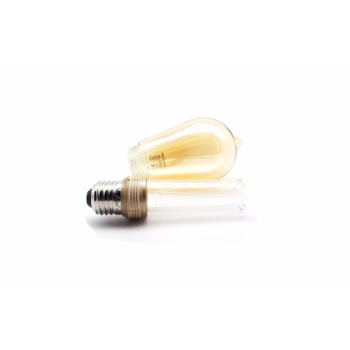 Lampe LED Fbright st64 edison Ambre 4 W E27 200 Lm Ø 6,4 x 14,2 cm Décorative (1800 K) 3