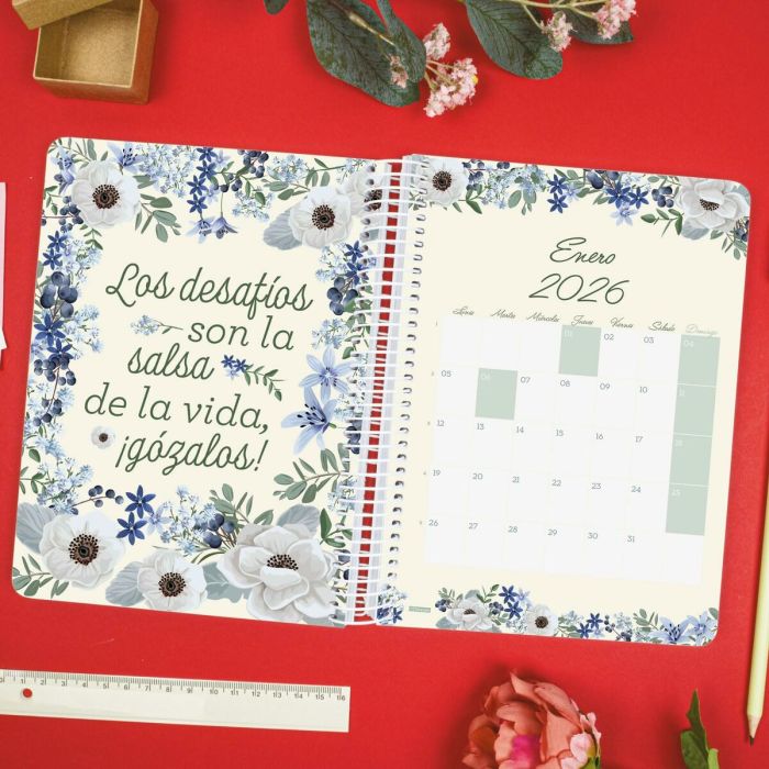 Agenda Finocam CLOE A5 15,5 x 21,2 cm Vert 2026 1