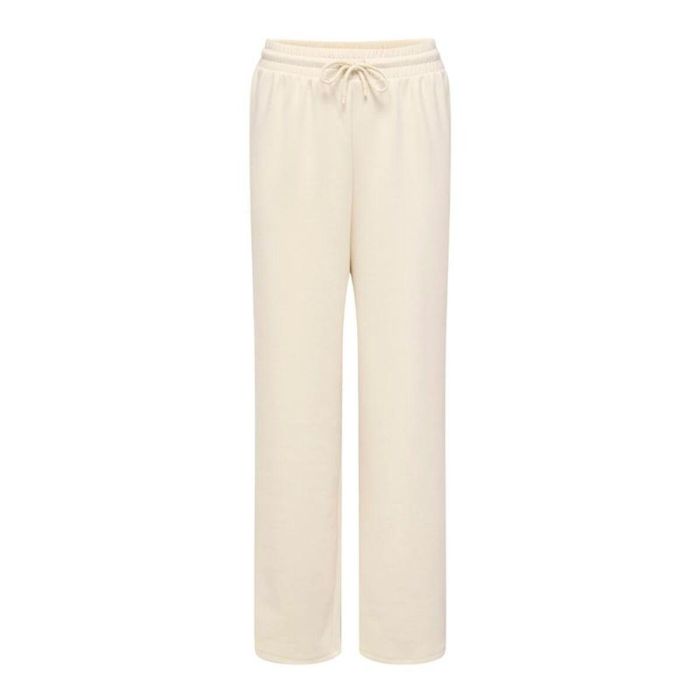 Pantalon de sport long Only Onlscarlett Wide Pant Swt Noos Beige Femme S