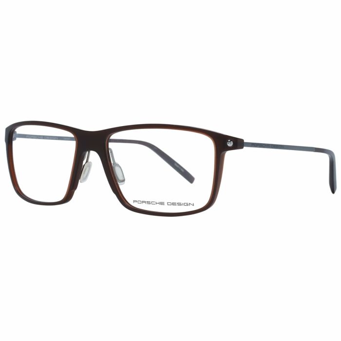 Monture de Lunettes Homme Porsche Design P8336-56E Marron ø 56 mm 6