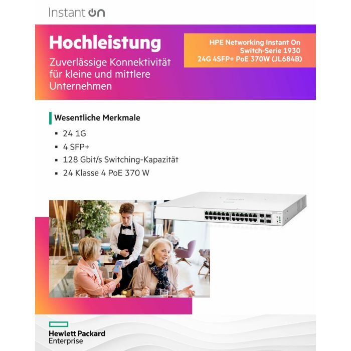 Switch Aruba JL684B 9 Switch Aruba JL684B 9