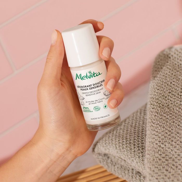 Déodorant Roll-On Melvita Los Esenciales De Higiene 50 ml Peau sensible 1