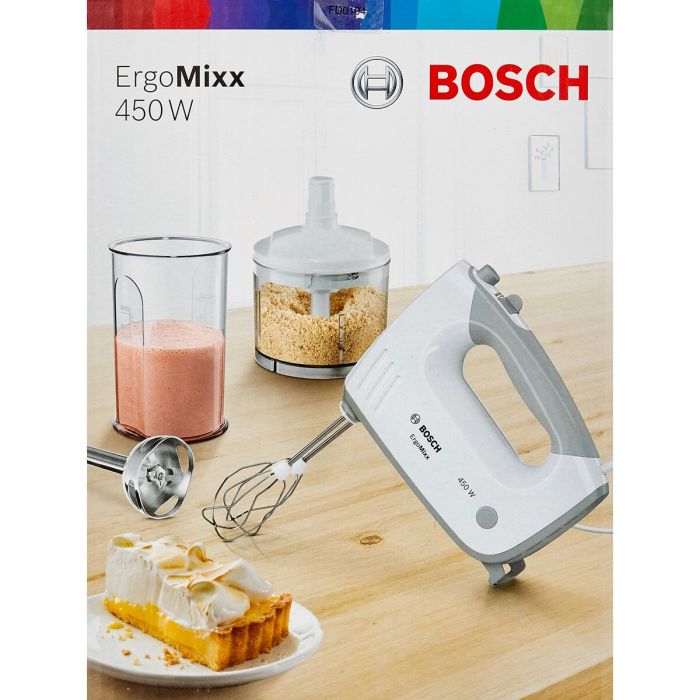 Mixeur Manuel Multifonction avec Accessoires BOSCH MFQ36480 Blanc Gris 450 W 4