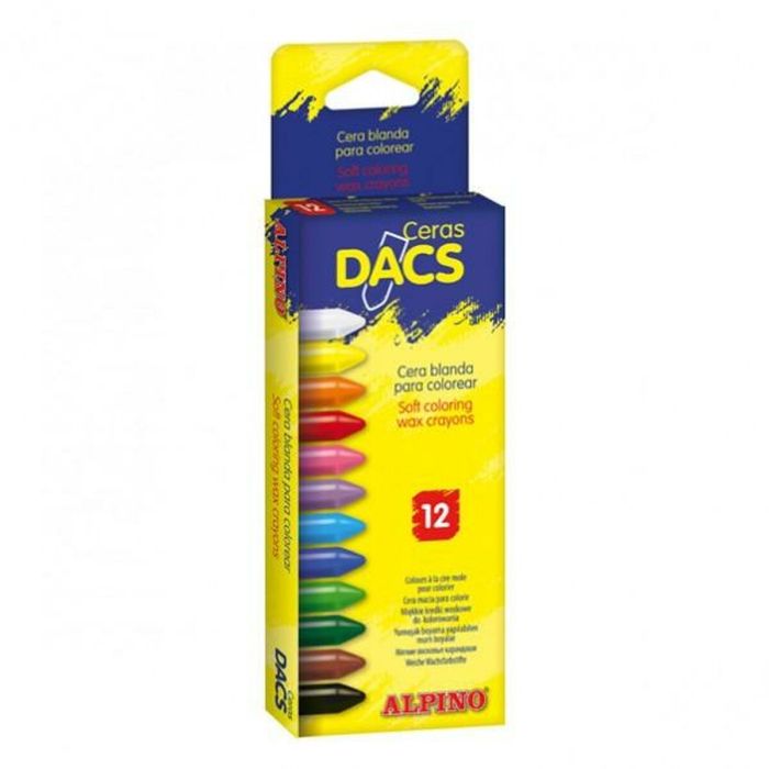 Crayons gras de couleur Alpino Dacs Multicouleur (120 Unités) 1 Crayons gras de couleur Alpino Dacs Multicouleur (120 Unités) 1