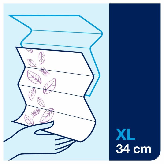 Papier séchage de main Tork Pack Blanc (21 Unités) 5