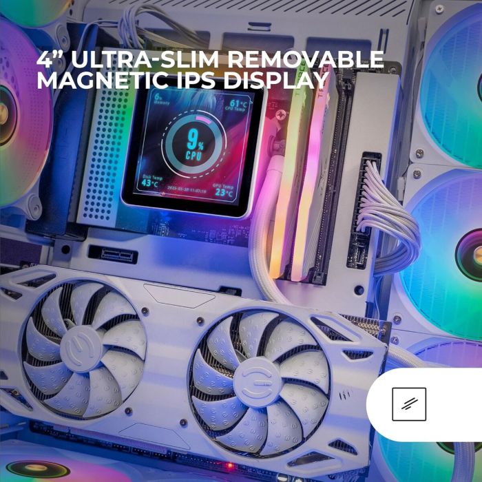 Ventilateur CPU Mars Gaming MLVISIONPRO360W 4 Ventilateur CPU Mars Gaming MLVISIONPRO360W 4