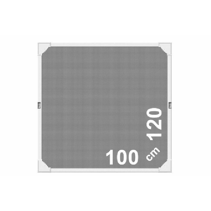 Moustiquaire Schellenberg Magnétique Avec cadre Fibre de Verre Blanc (100 x 120 cm) 2 Moustiquaire Schellenberg Magnétique Avec cadre Fibre de Verre Blanc (100 x 120 cm) 2