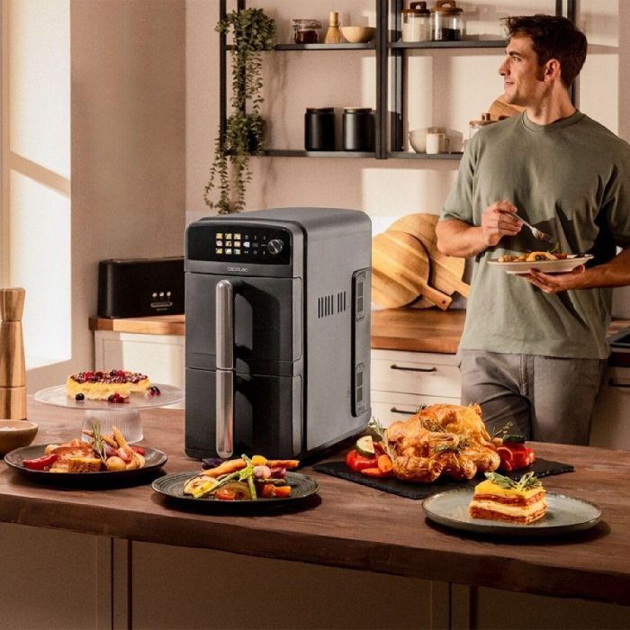 Friteuse à Air Cecotec Cecofry DuoLevel 10000 2400 W 10 L Noir 2
