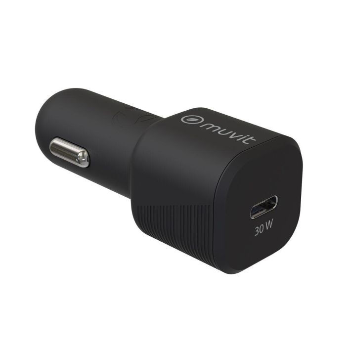 Chargeur USB pour Voiture Muvit Noir 30 W 6 Chargeur USB pour Voiture Muvit Noir 30 W 6