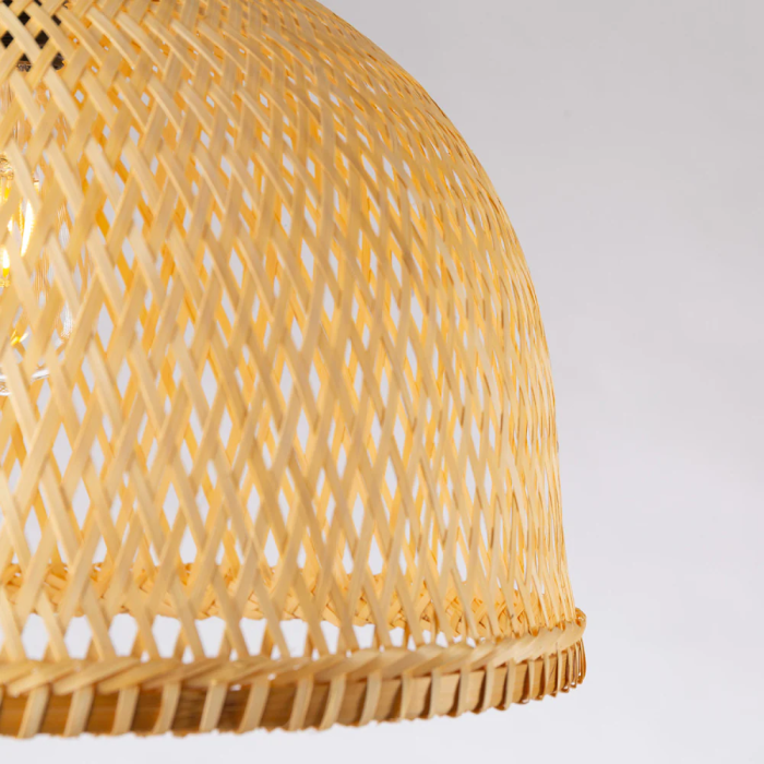 Lampe Suspendue Castellon de la Plana en Rotin Style Boho-Chic SKD-P80120 3