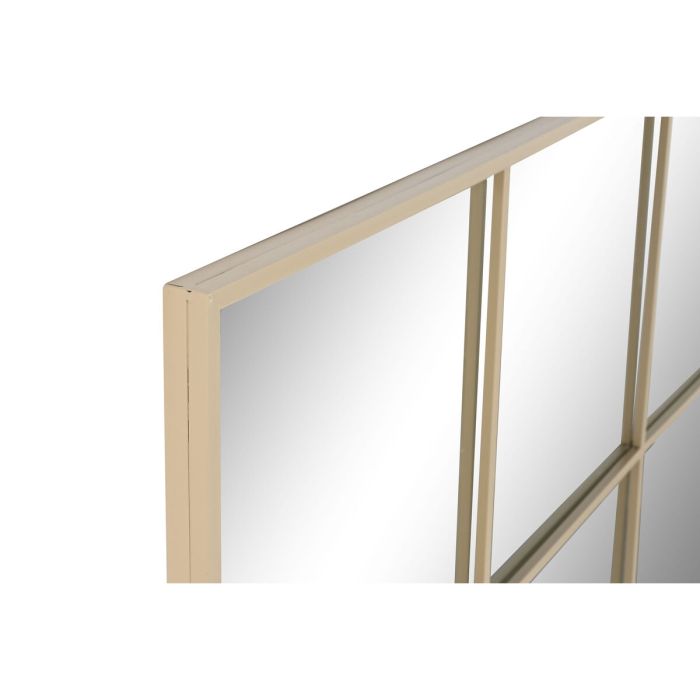 Miroir mural Home ESPRIT Beige Fenêtre Scandi 122 x 2 x 122 cm