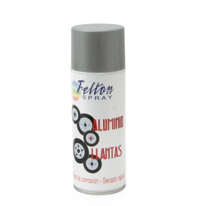 Felton Spray Peinture Aluminium Llantas 400ml pour Jantes 0