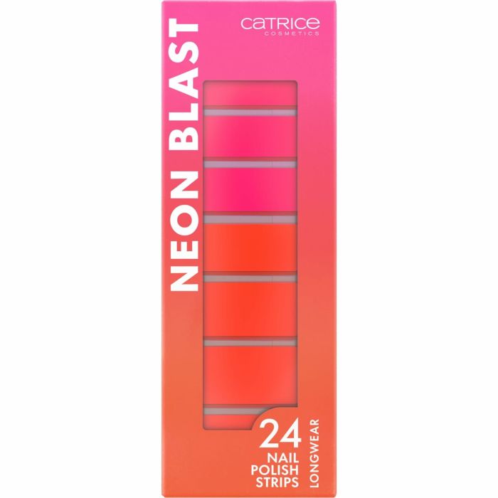 Feuilles de Vernis à Ongles Catrice Neon Blast Nº 020 Neon thunder 24 Unités 1