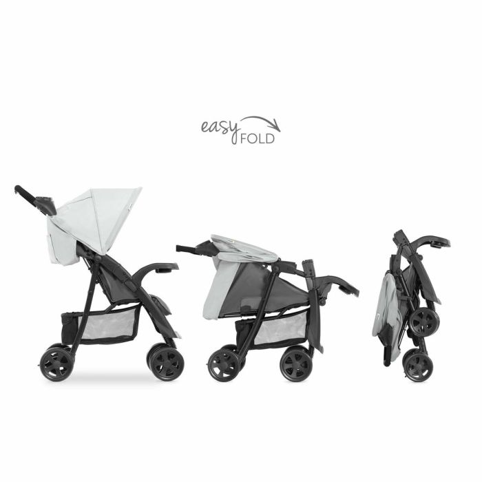 Poussette pour bébé Hauck Noir Gris 5